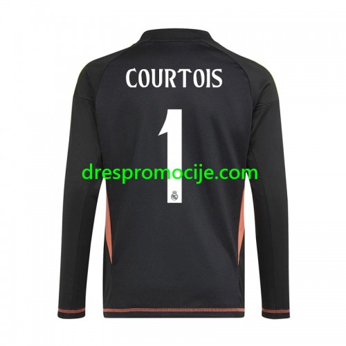 Real Madrid Thibaut Courtois 1 Dres Golmanski Gostujući 2024/2025 Kratkih Rukava Real Madrid Thibaut Courtois 1 Dres Golmanski Gostujući 2024/2025 Kratkih Rukava